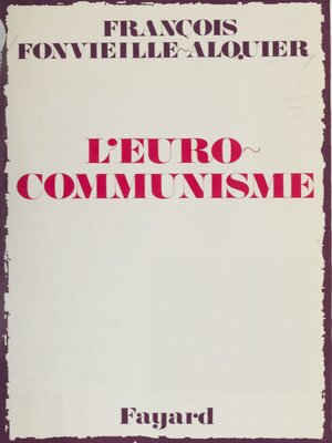 cover image of L'Euro-communisme